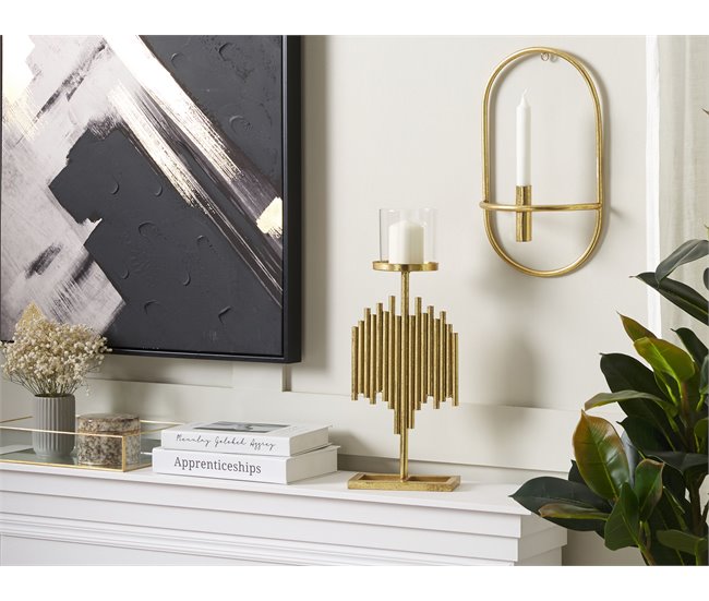 Beliani Candelabro NIAS Dourado