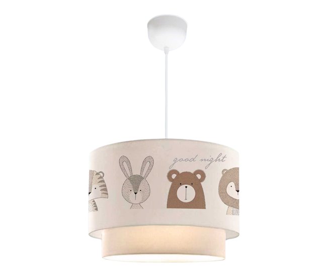 Candeeiro suspenso para crianças lurgan com motivo de animais