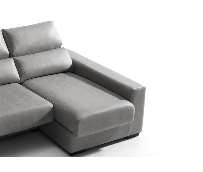 Chaise longue BEA Cinza Claro