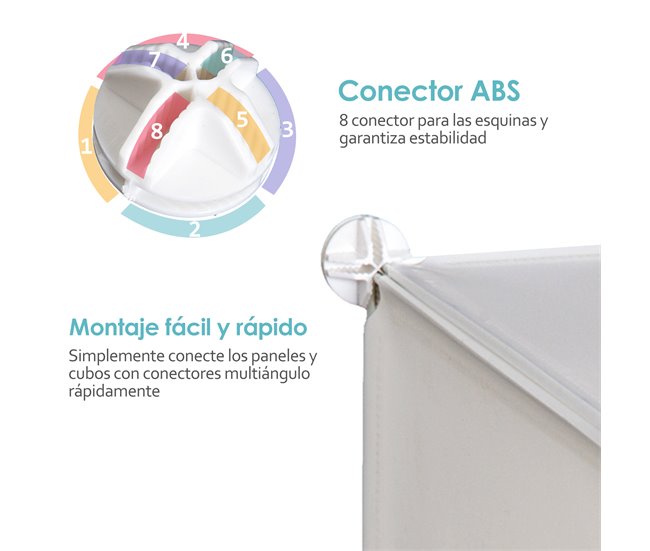 Armário Modular PP HOMCOM, casa - móveis de armazenamento 75 Branco