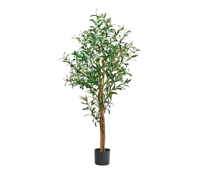 Planta artificial sala de estar e jantar verde 60x60x145 olivo muebles bonitos