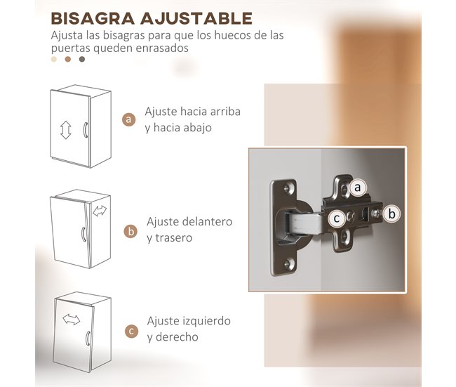 Armário de Cozinha Melamina de Madeira HOMCOM, casa - cozinha Branco