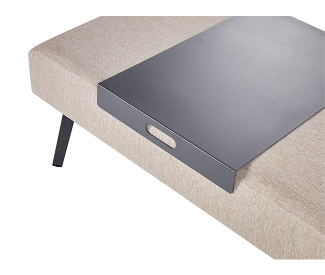 Beliani Conjunto lounge SORRIVOLI Bege
