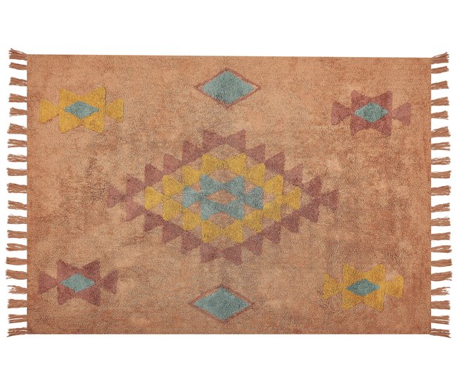 Beliani Pelos curtos IGDIR 160x230 Laranja