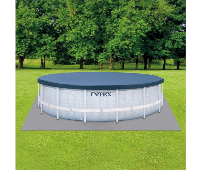 Piscina circular desmontável Chevron Prism Frame INTEX Cinza