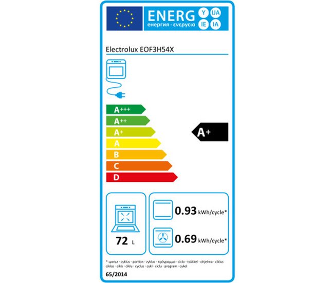 Forno EOF3H54X Preto/ Inox