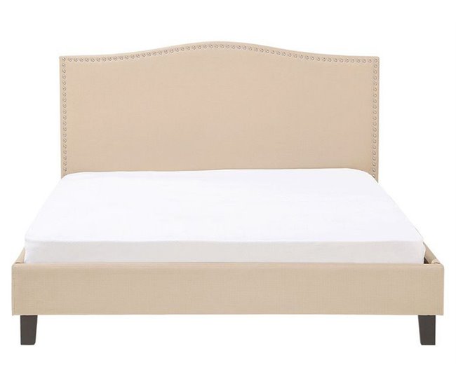 Beliani Cama Poliéster MONTPELLIER 169x213 Bege