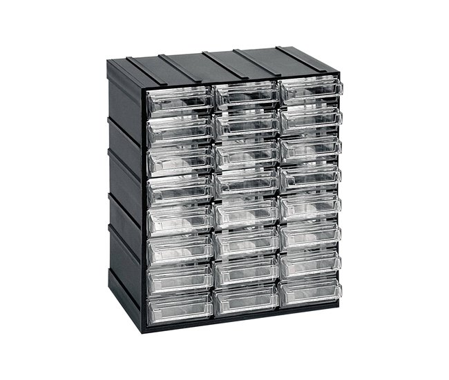 Armário multiusos em PVC 2 portas Preto