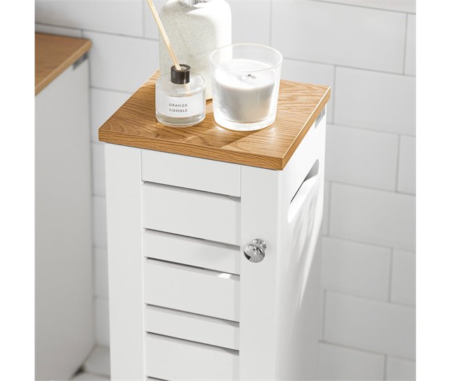 Armário para rolos de papel higiénico SoBuy BZR85-W SoBuy BZR85-W Branco