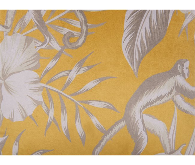 Beliani Almofada decorativa MANJU Amarelo