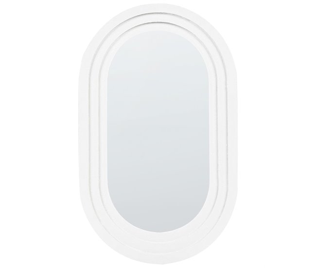 Beliani Espelho MASSILLY 43x4 Branco