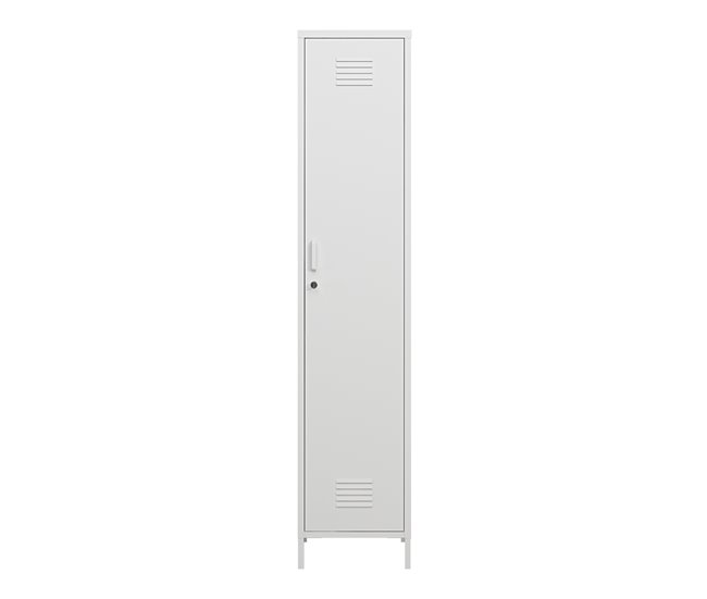 Armário de roupeiro Seinäjoki em aço 38 Branco