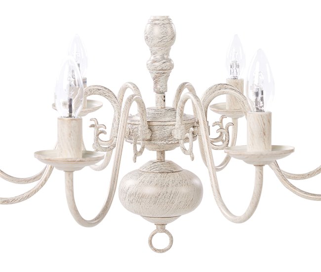 Beliani Lustre BRITHON Branco/ Bege