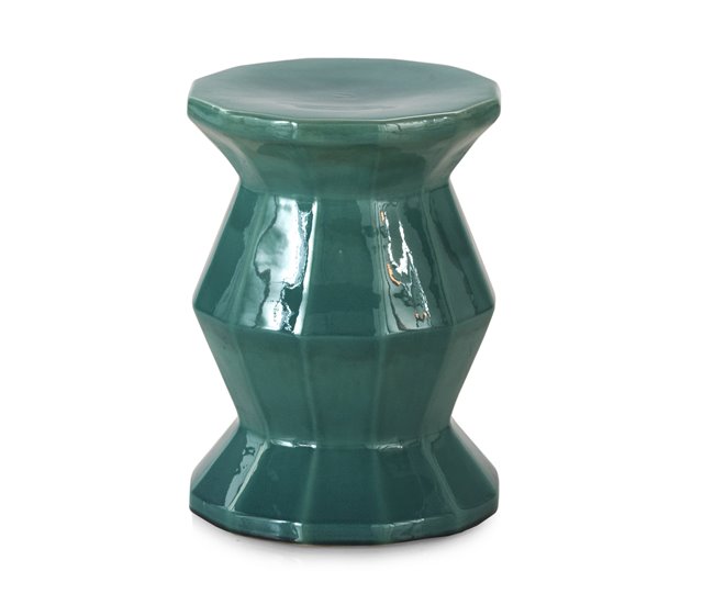 Banquinho de cerâmica Verde