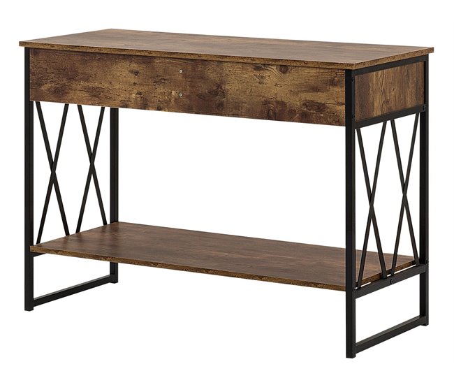 Beliani Consola AYDEN 107 Castanho