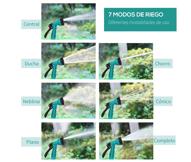 Carretel de Mangueira de Água Plástico, PVC DURHAND Multicor