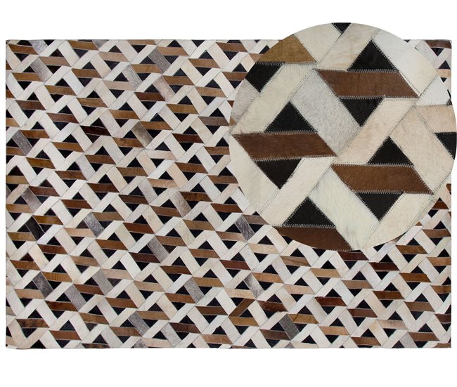 Beliani Pelos curtos TUGLU 160x230 Castanho