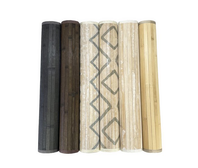  Acomoda Textil - Alcatifa de bambu para interior e exterior. 60x90 Castanho