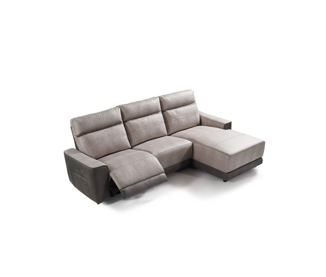 Chaise longue relax eléctrico MOON Cinza