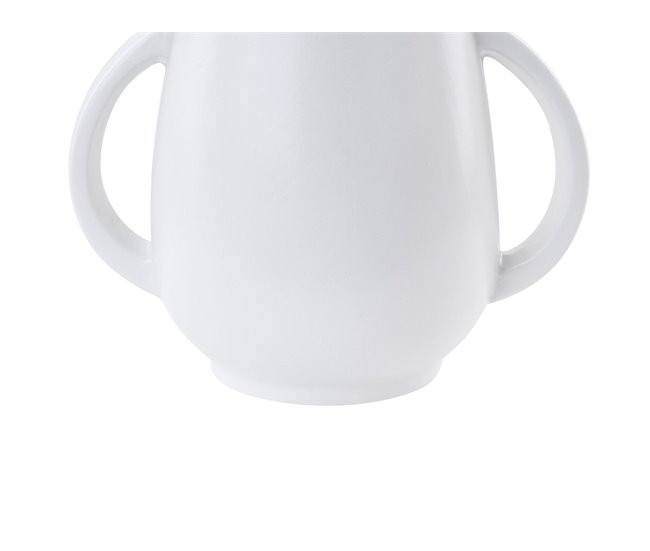 Beliani Jarro de flores KOROPI Branco