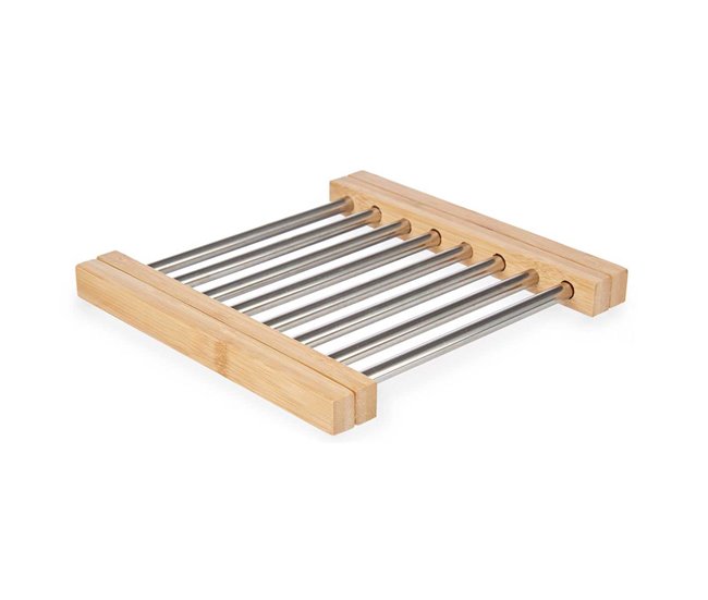 Base extensível de bambu coleção KINVARA Castanho