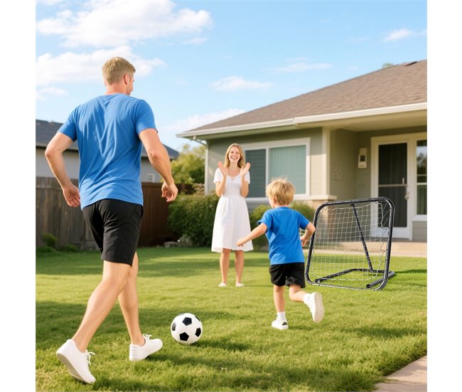 Rede de Rebote PE, Metal HOMCOM Branco