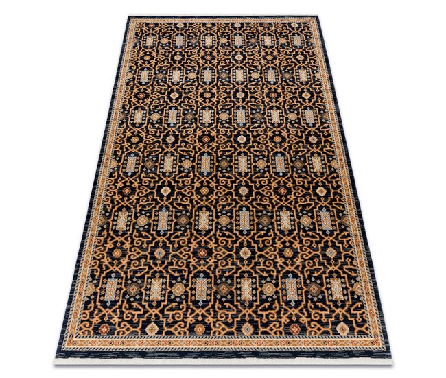 Tapete KESHAN franjas oriental clássico 7680/53511 250x340 Castanho