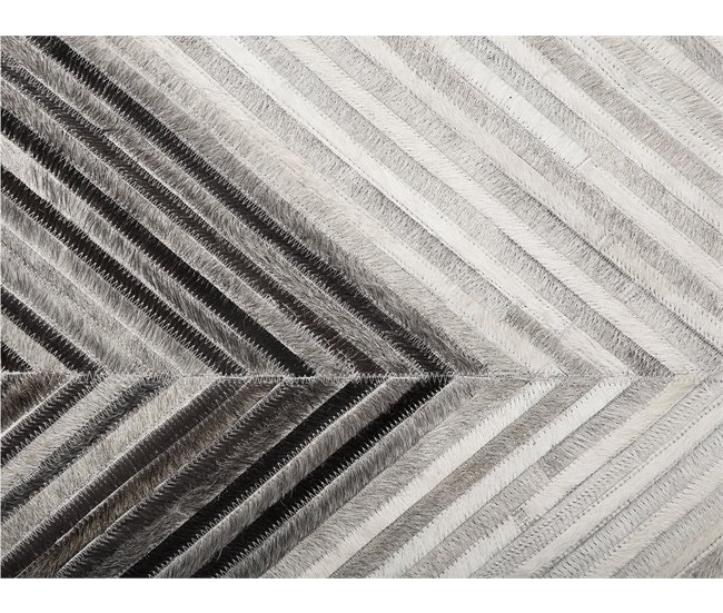Beliani Pelos curtos AYTEPE 140x200 Cinza Escuro