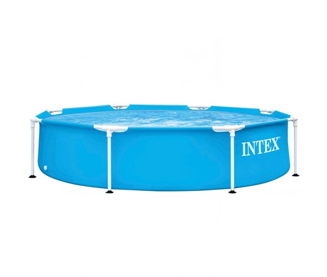 Piscina tubular redonda INTEX Metal Frame Azul