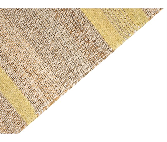 Beliani De tejido plano TALPUR 160x230 Amarelo