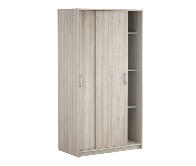 Roupeiro ROLLING portas deslizantes 102x191cm madeira Madeira