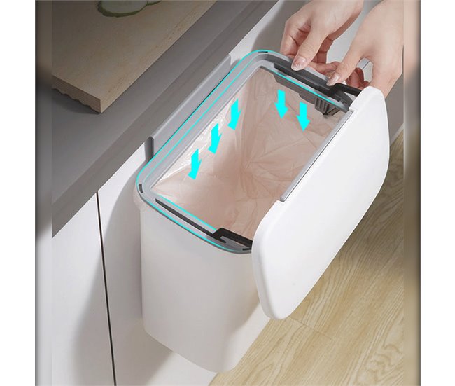 Papel de cozinha multifuncional montado na parede Branco