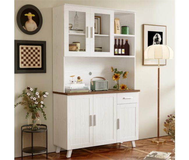 Aparador, sala de estar, sala de jantar Branco