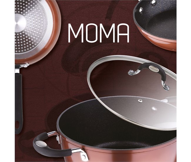 Bateria de cozinha 12 peças com jogo de patch Multicor