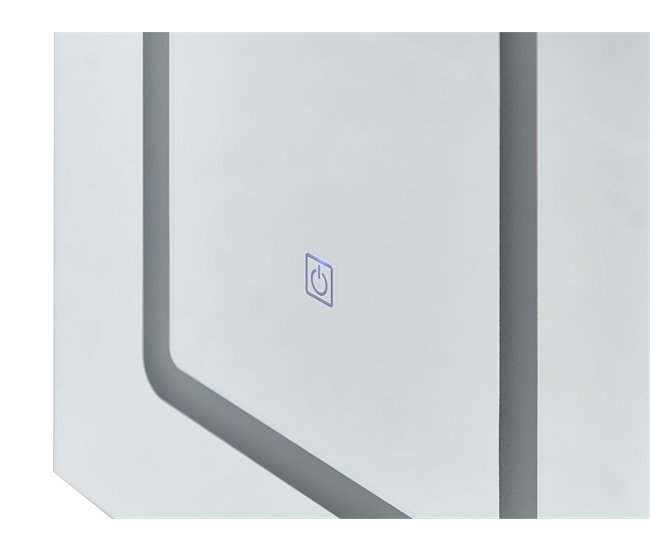 Beliani Mueble de baño con espejo Madera contrachapada CONDOR Preto