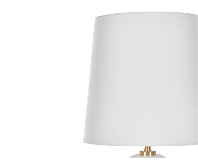 Beliani Candeeiro de mesa FRIO Branco