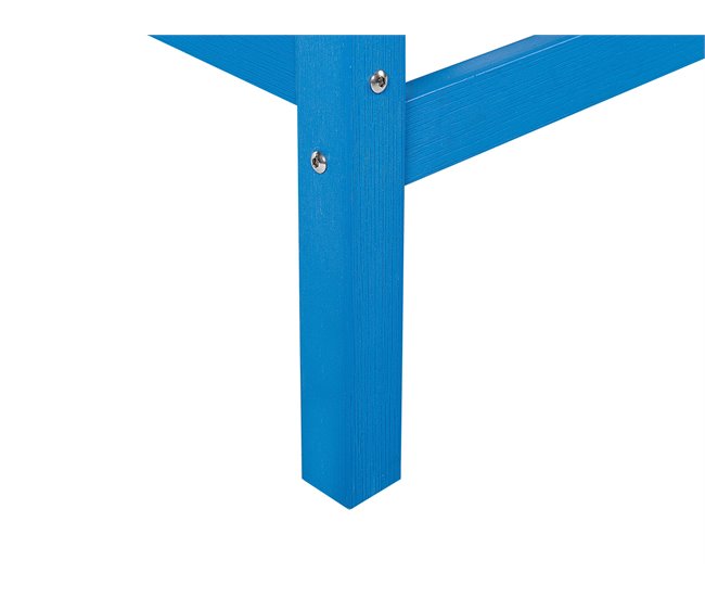 Beliani Mesa de bar ADIRONDACK 59x59 Azul