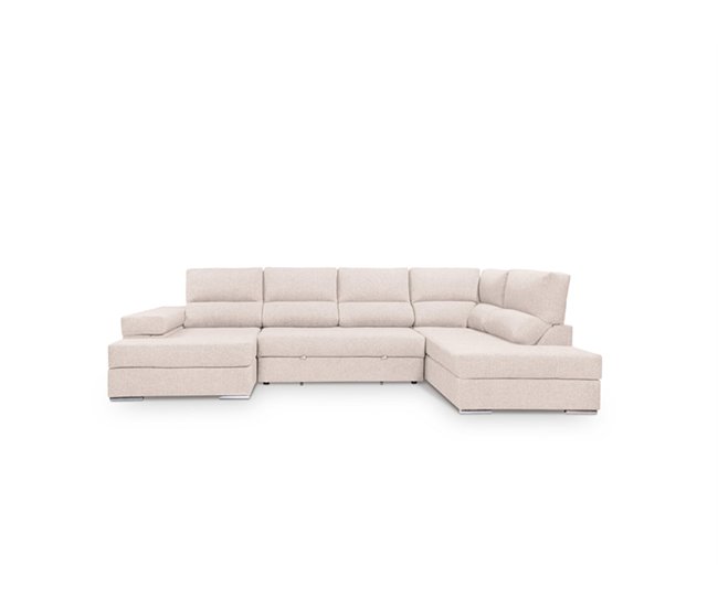Sofá de canto com cama BARI Antracite