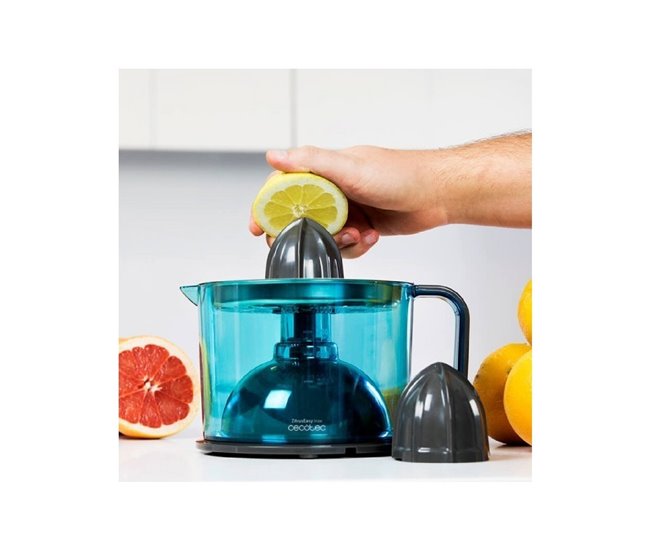 Espremedor de citrinos Cecotec ZitrusEasy em aço inoxidável Preto