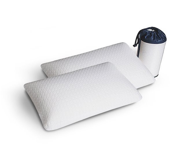  Conjunto de 2 almofadas Visco Basic da SonnoMattress Branco