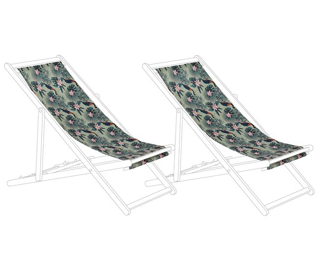 Beliani Cobertura para cadeira de jardim ANZIO/AVELLINO Multicor