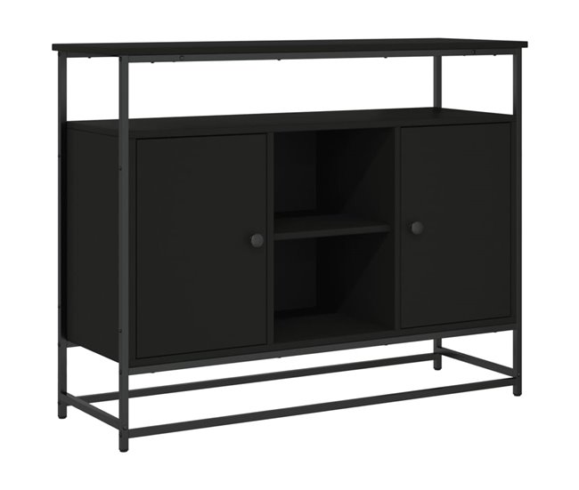 Aparador buffet cómoda armario mueble organizador cocina salón salón Preto