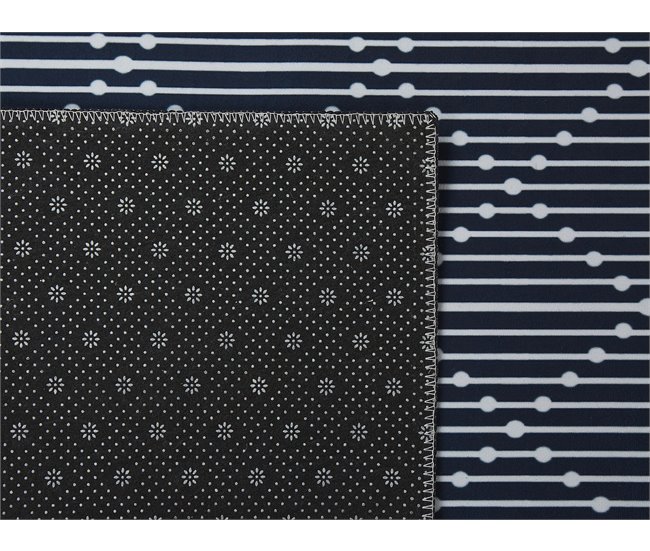Beliani Pelos curtos CHARVAD 80x200 Azul Marino