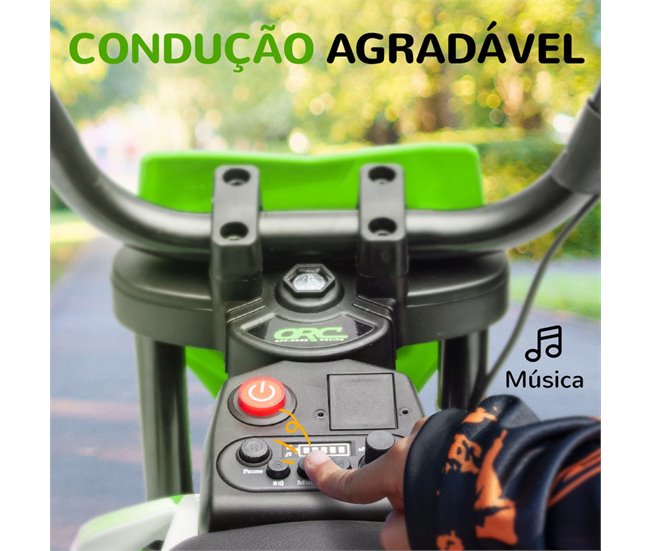 Mota Elétrica para Crianças PP e Metal AIYAPLAY Verde