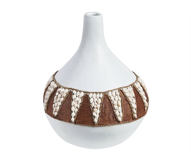 Beliani Jarro decorativo SIMPANG Branco