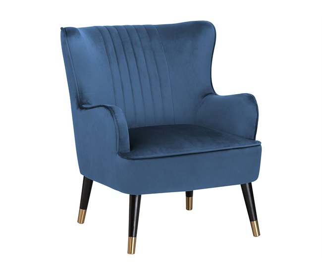 Beliani Poltrona VARBERG Azul