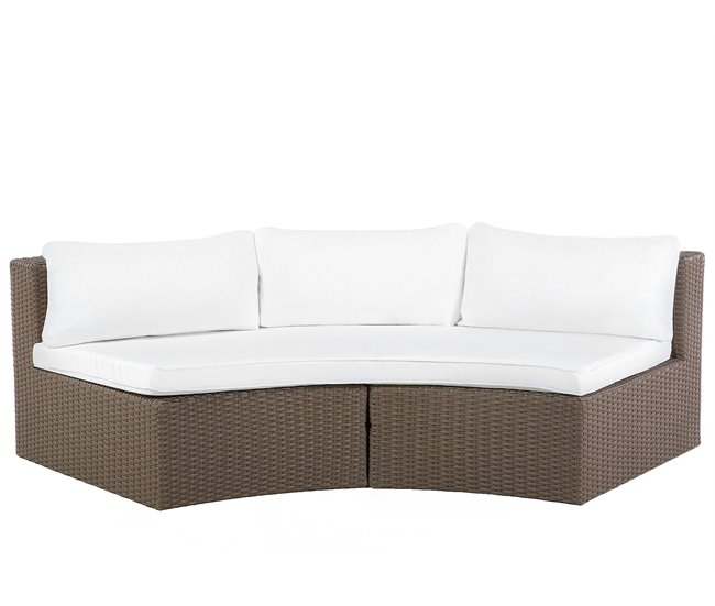 Beliani Conjunto lounge SEVERO Areia