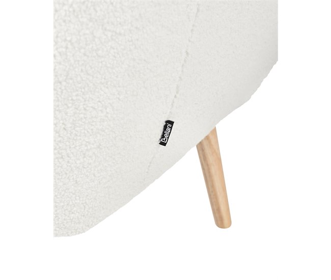 Beliani Poltrona de leitura DRAMMEN Branco
