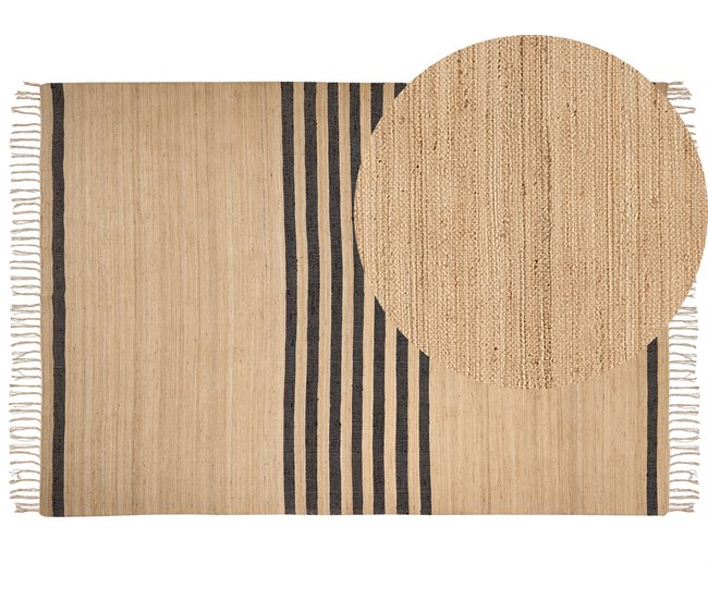 Beliani Entrelaçado ERICEK 160x230 Bege