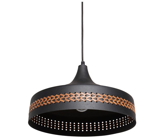 Beliani Candeeiro de tecto MAMEYES Preto